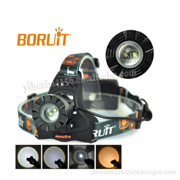 Boruit Model No 2900 2Led Zoom Headlamp For Hunting